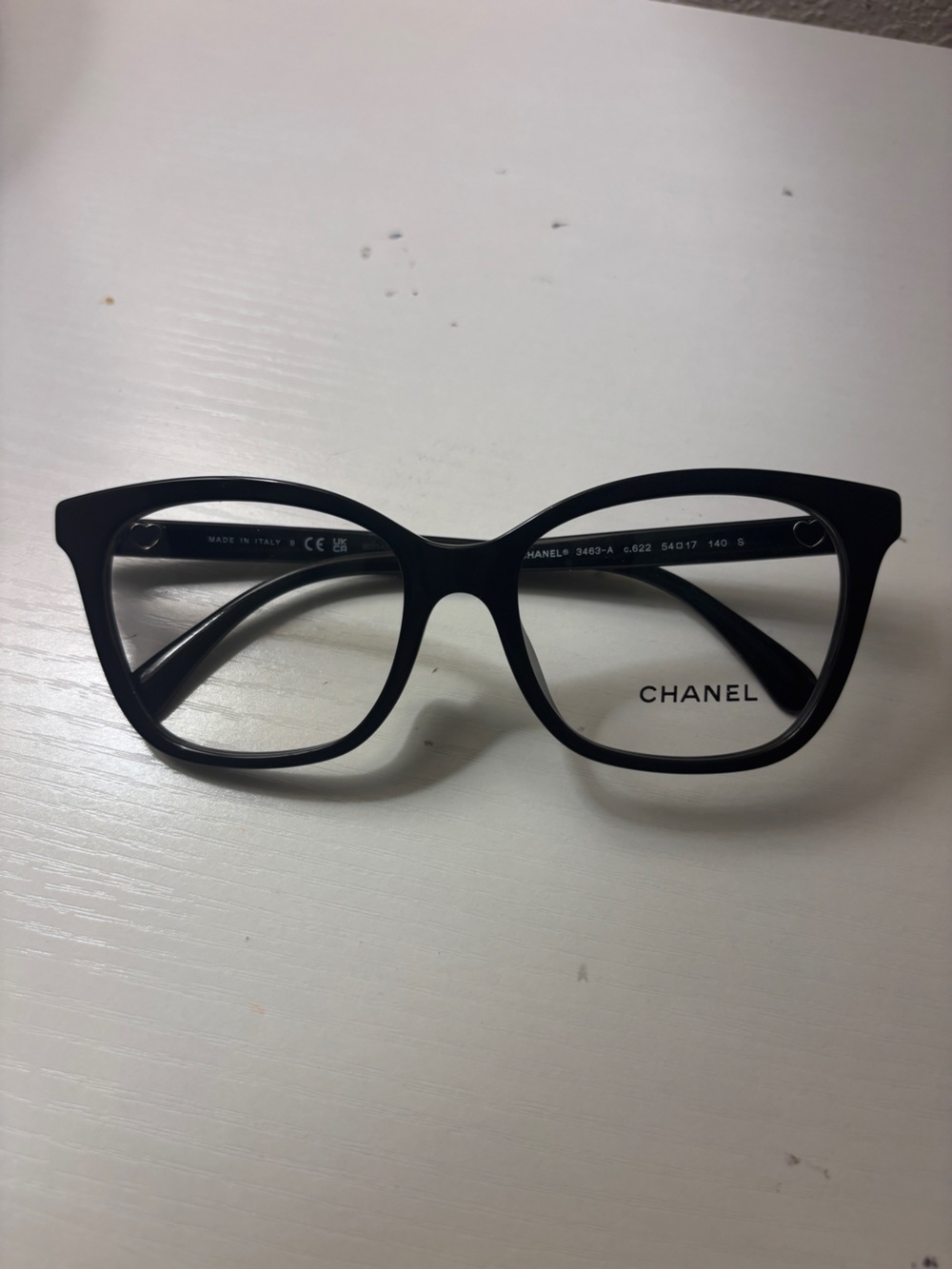 Black Chanel Eyeglasses